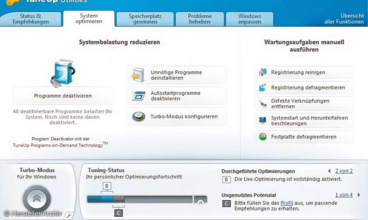 software, tools, optimizer, TuneUp Utilities 2011