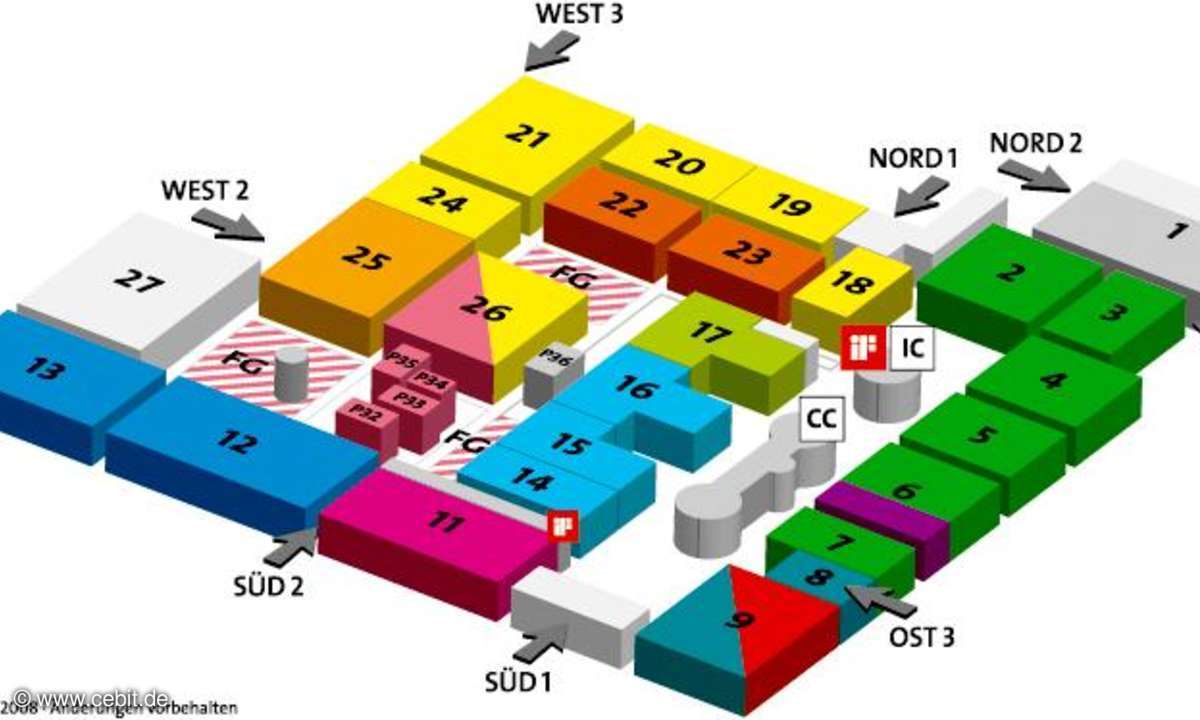 CeBIT - Messeplan