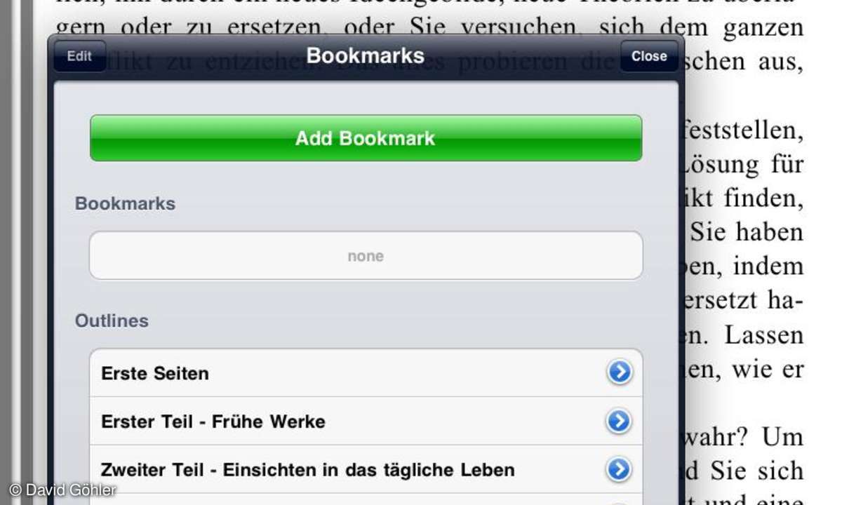 Apple iPad GoodReader App