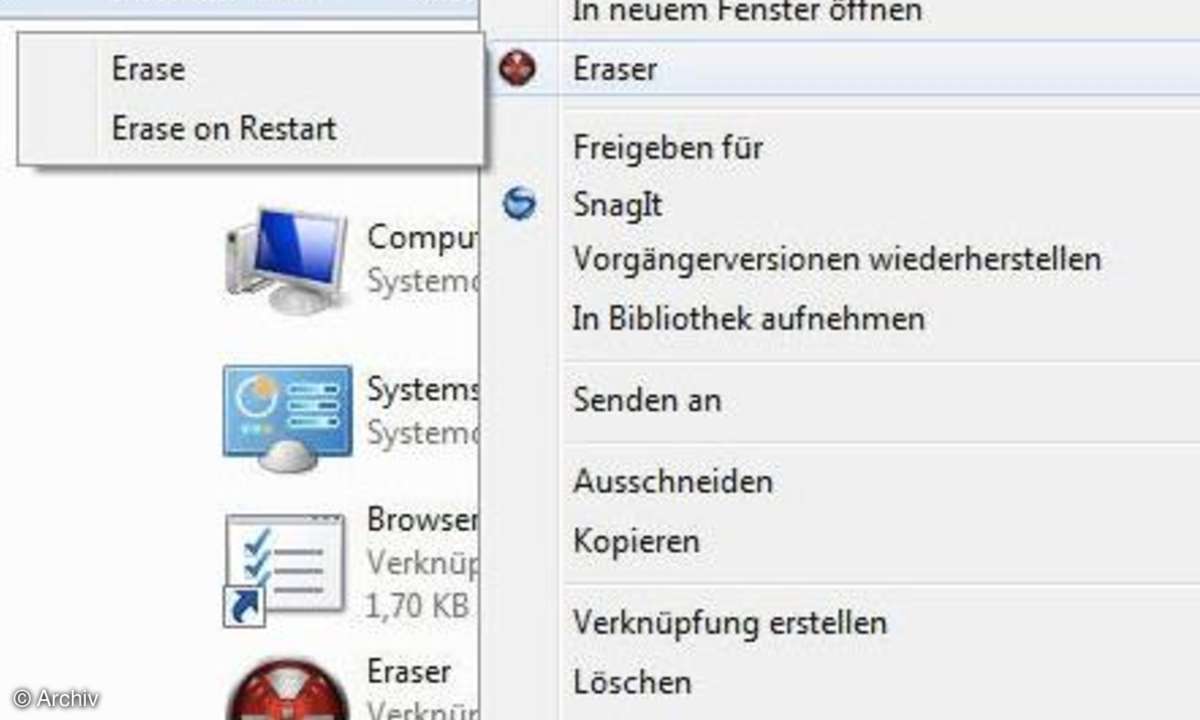 Daten sicher löschen