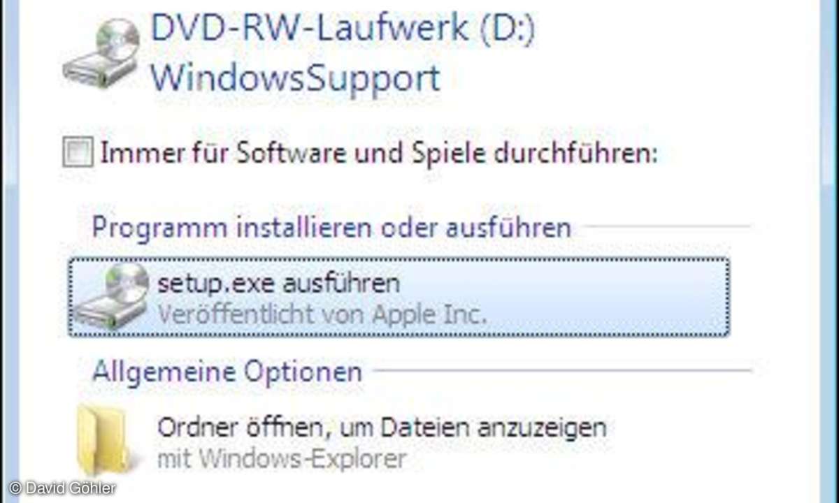 Windows 7 auf Apple Mac