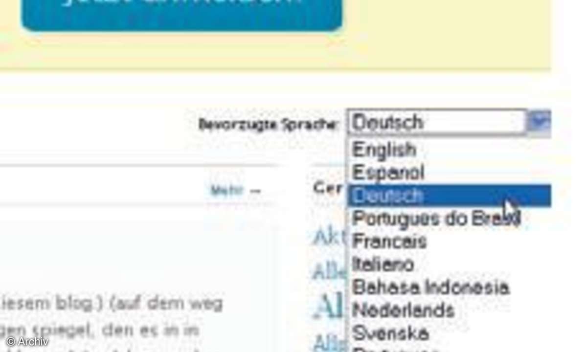 Die eigene Homepage