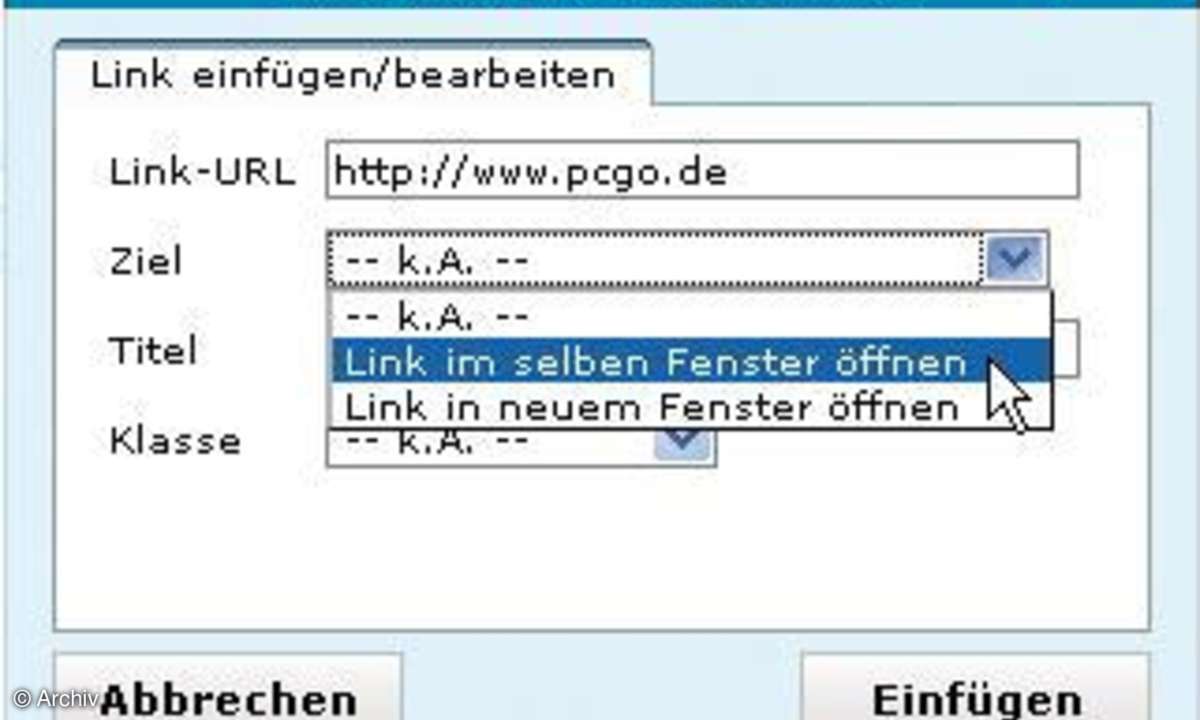 Die eigene Homepage