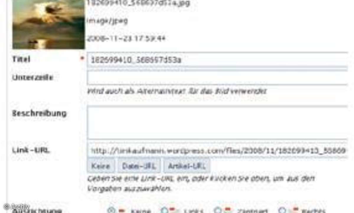 Die eigene Homepage