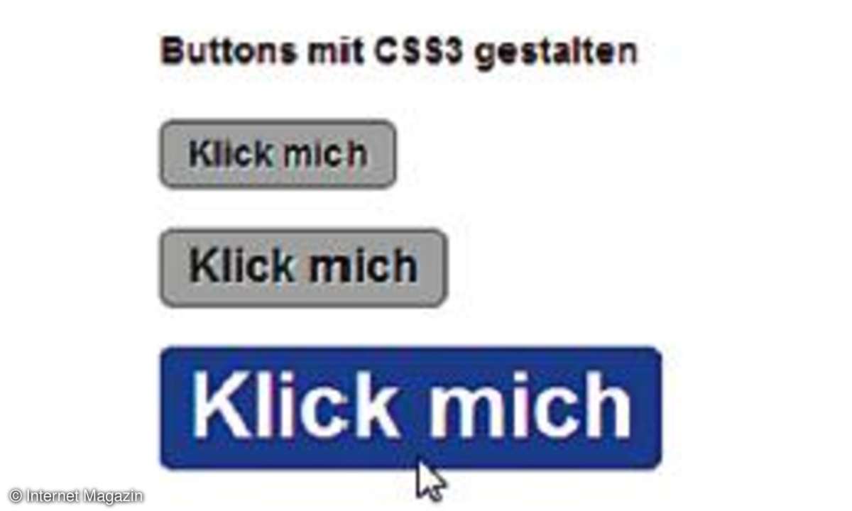 internet, webdesign, css3, schaltflächen, buttons