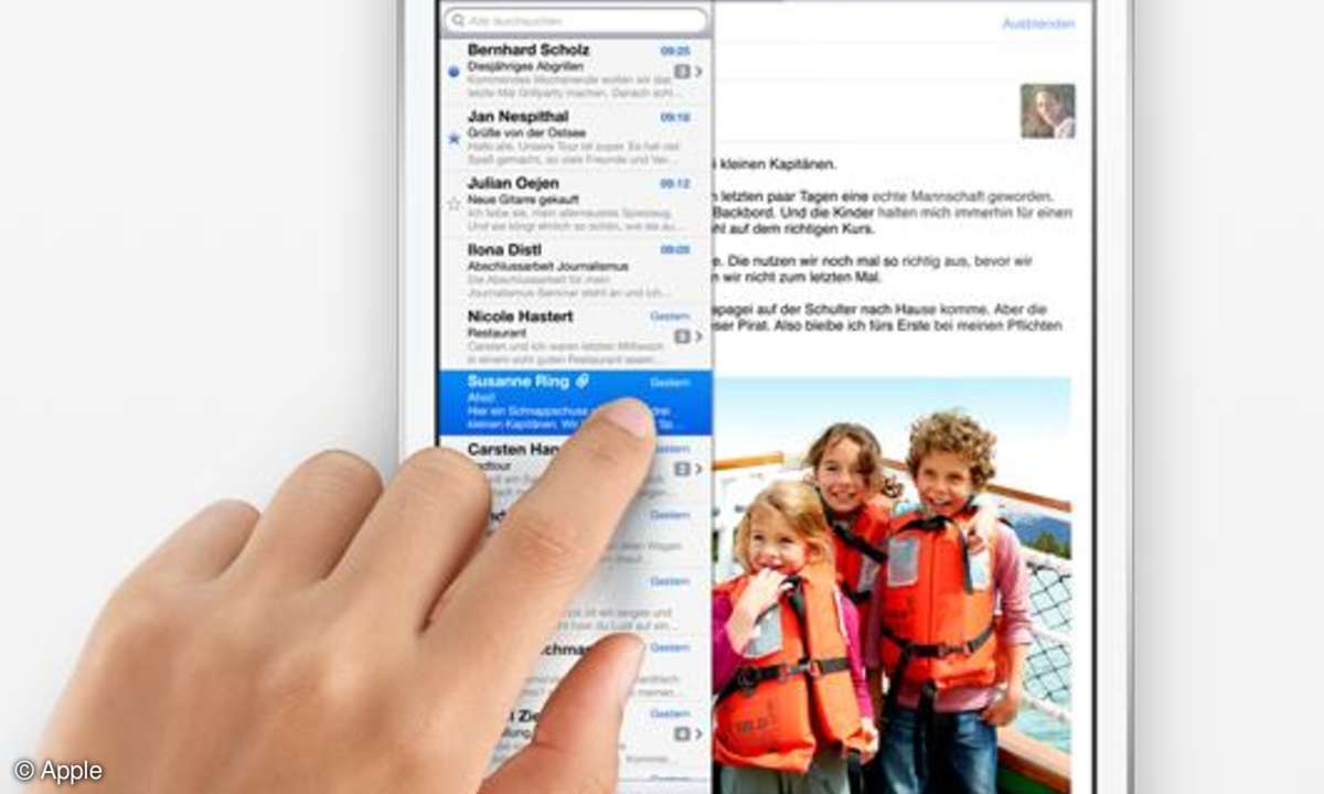EMail am iPad mini