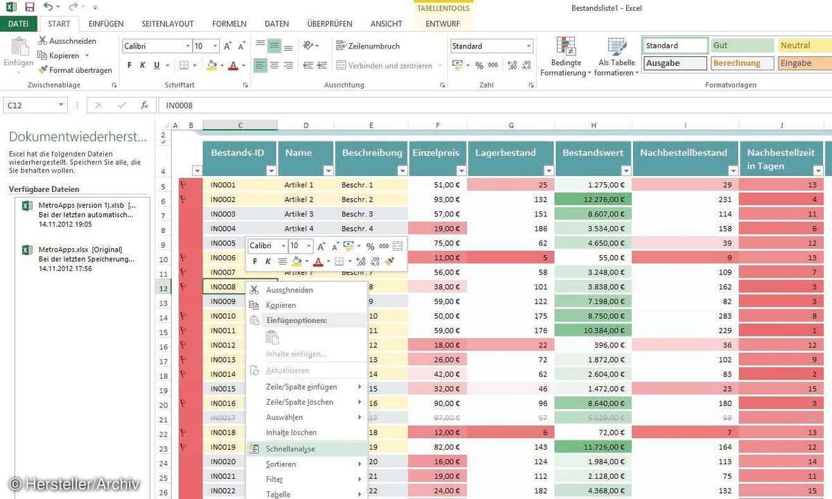 Microsoft trimmt MS Office 2013 auf die mobile Welt. Wir testen die Beta.