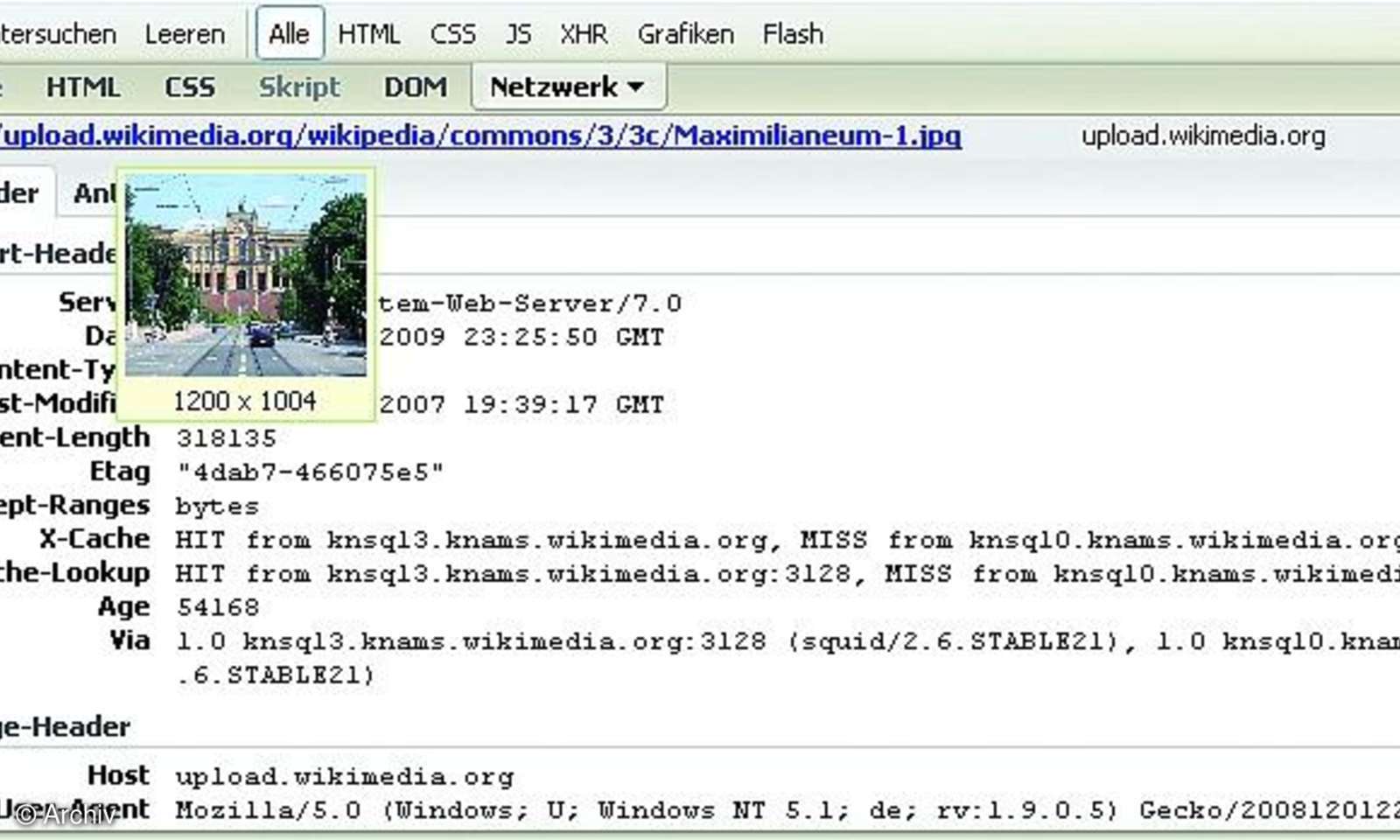 DebuggingTools für Browser connectliving