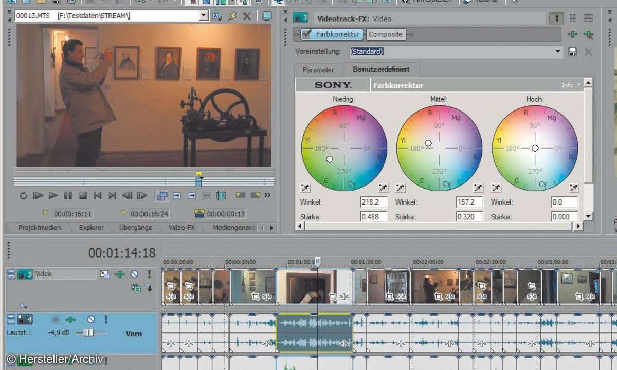 Sony Movie Studio Platinum 12 im Test: Wir testen den kleinen Bruder der Videoschnitt-Software Sony Vegas.