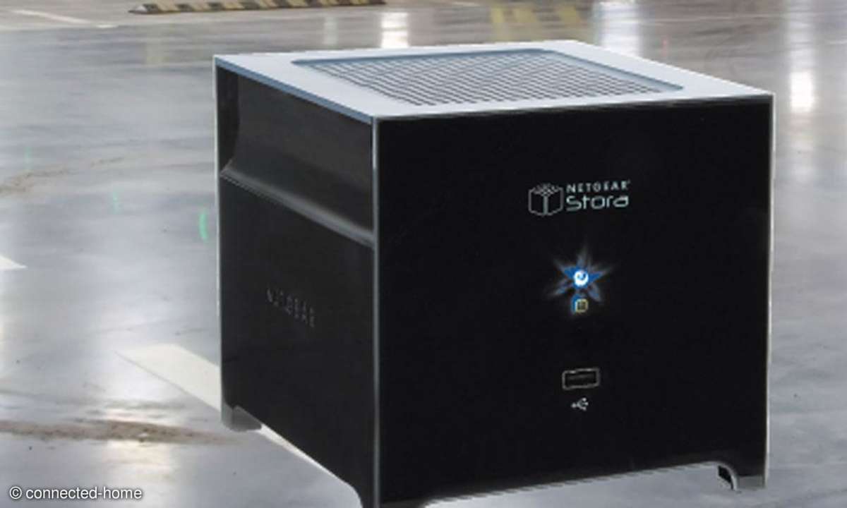 homeserver, netgear stora, netzwerk, medien