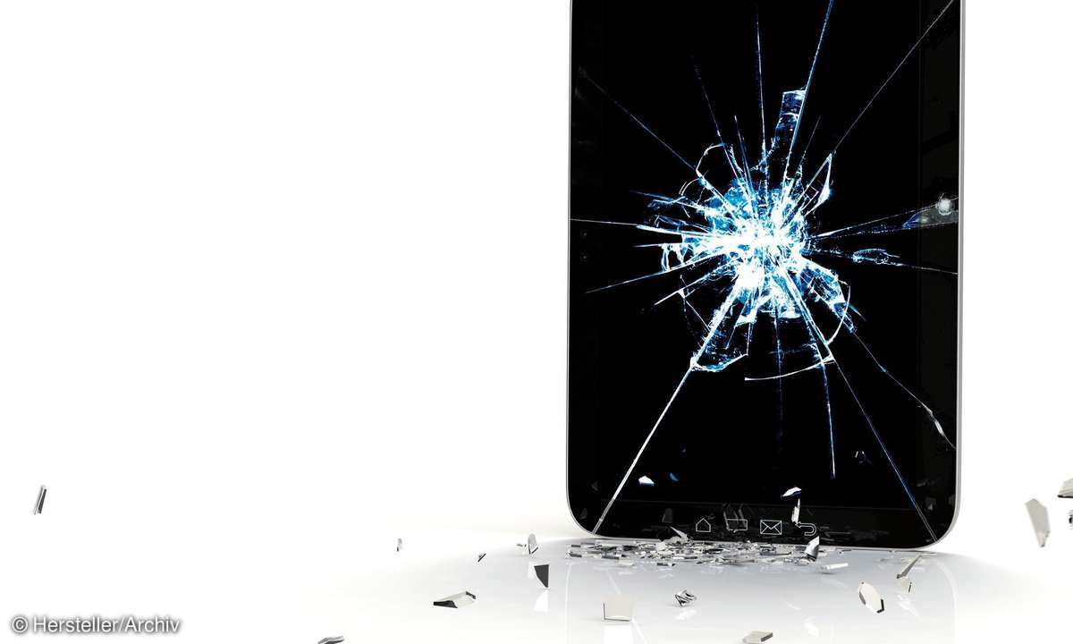 smartphone, display, schaden, bruch