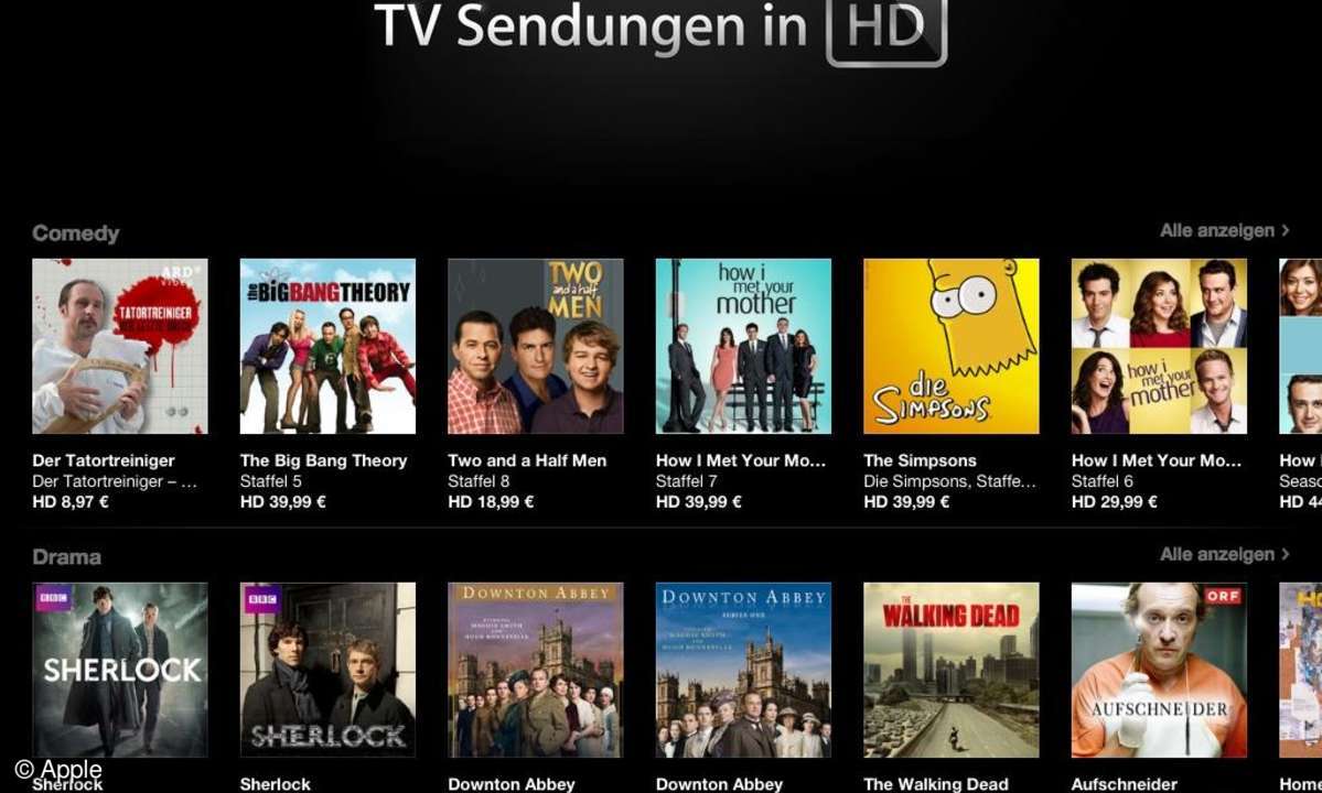 iTunes HD-Serien