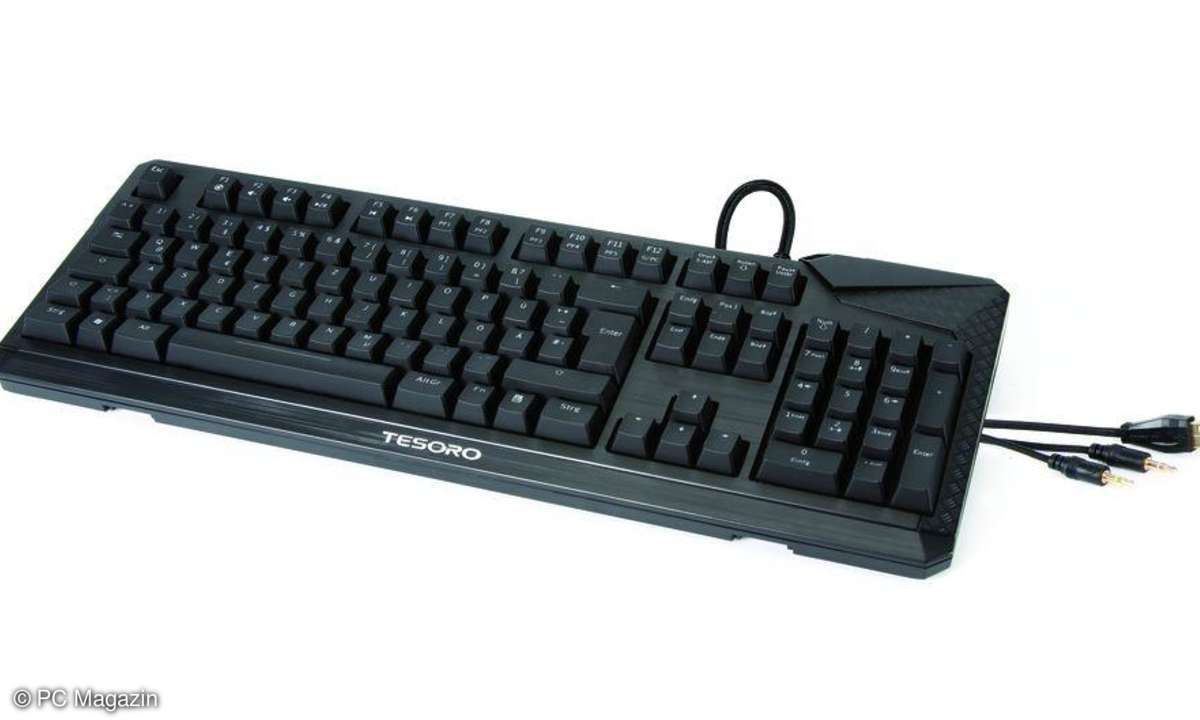 Wir testen die Gaming-Tastatur Tesoro Durandal Ultimate G1NL von Tesoro mit Technik aus Deutschland.