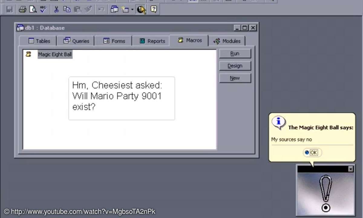 Office Access 97 Easter Egg