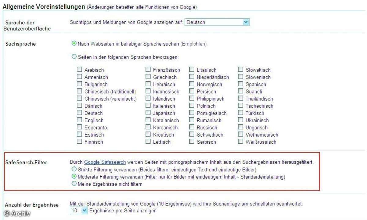 Google-Suchtipps