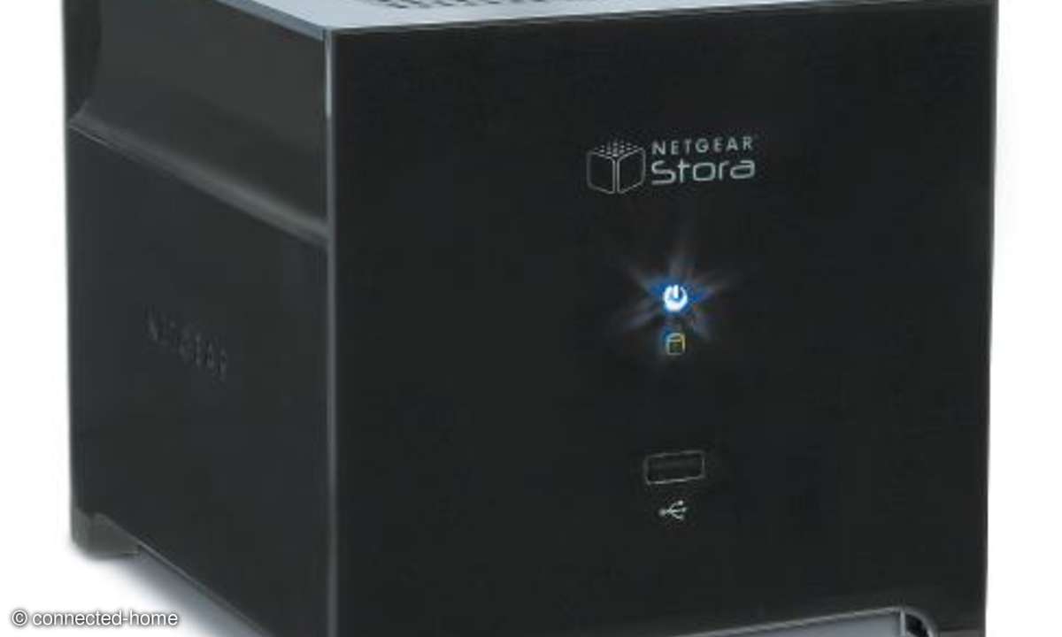 netgear, stora, netzwerk, test
