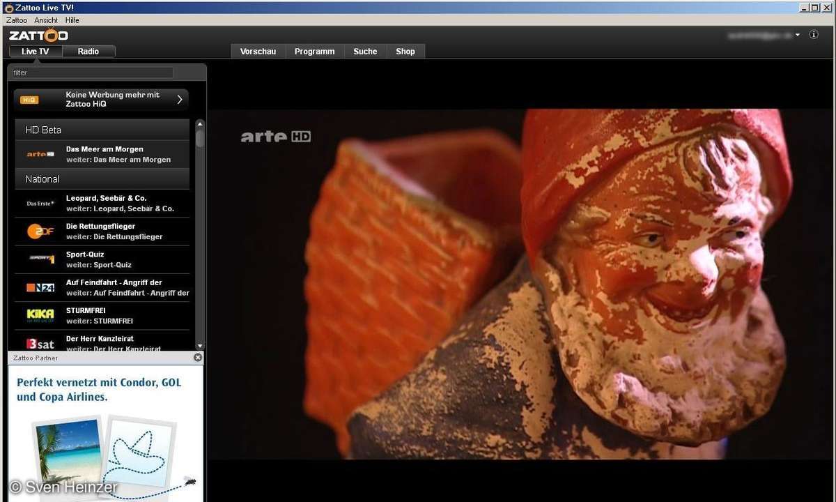 Zattoo, Internet-TV