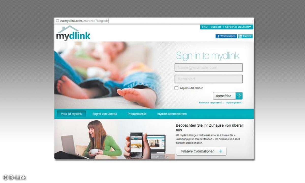 D-Link Fernzugriff auf Netzwerk-Kamera