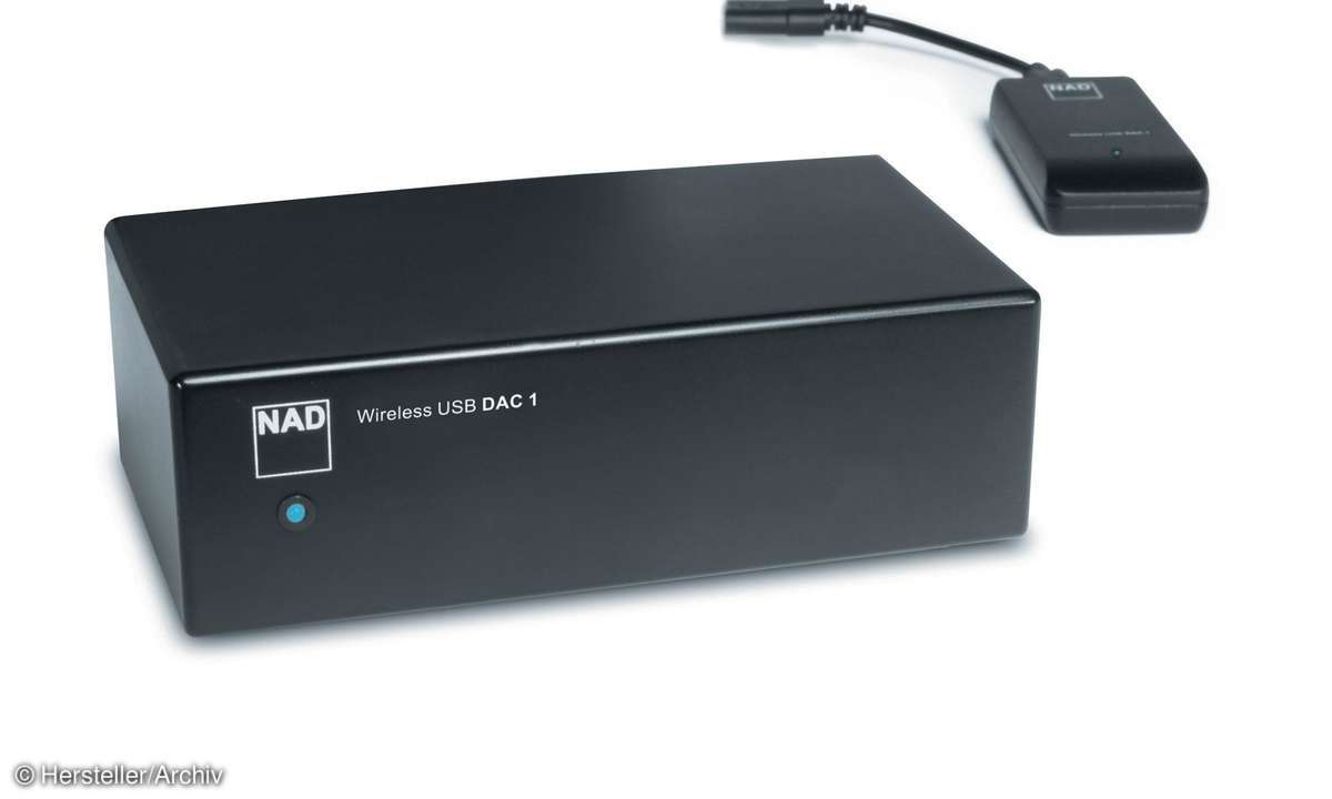 NAD Wireless USB DAC 1: Wir haben das Gerät für Netzwerk-Streaming im Test.