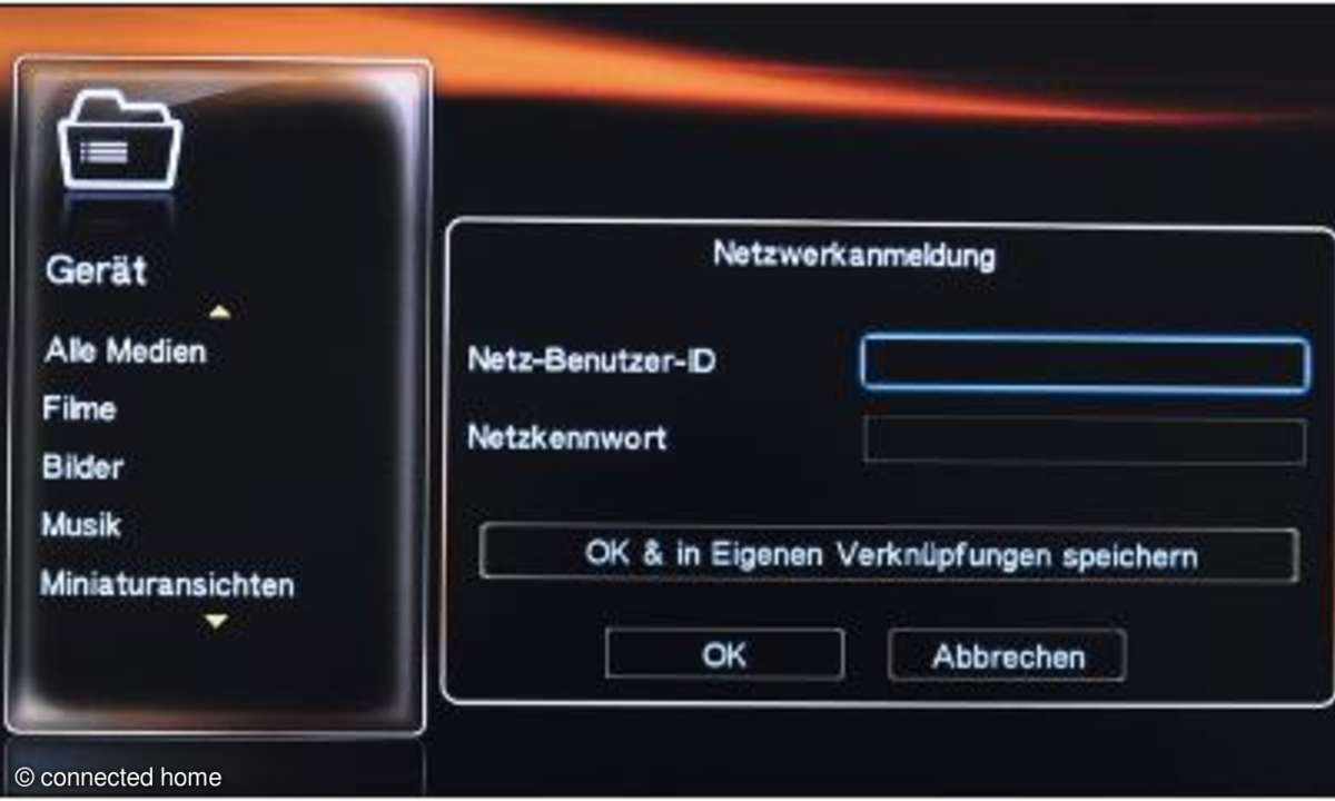 Schritt 3: Benutzer und Passwort