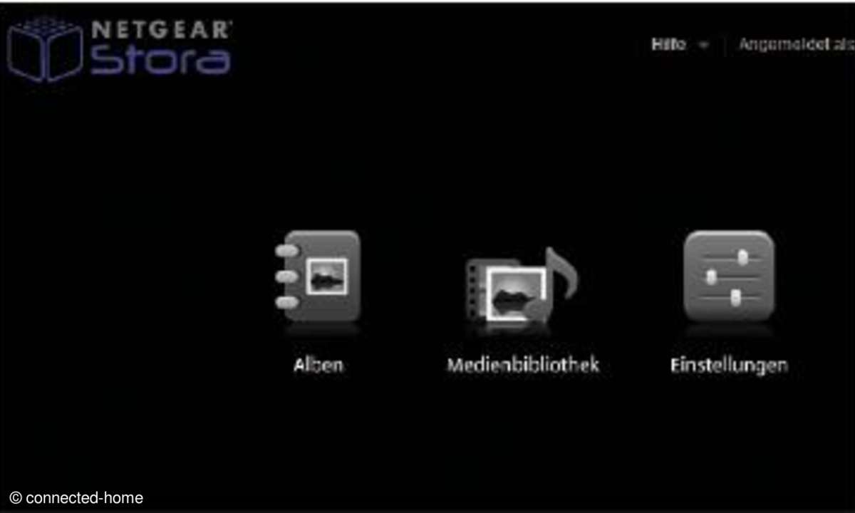 homeserver, netgear stora, netzwerk, medien
