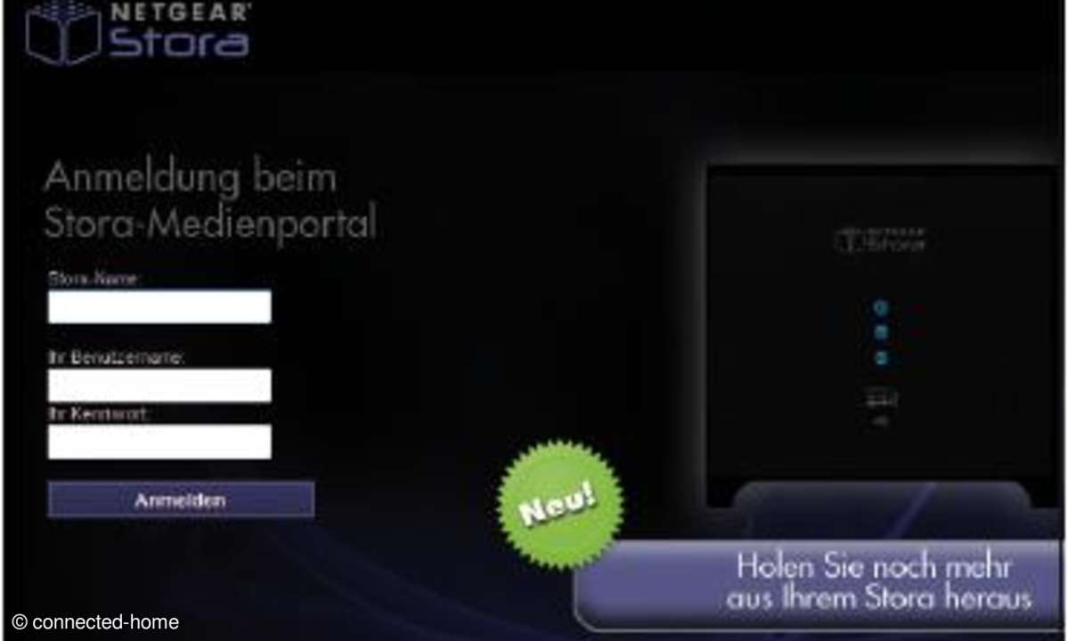 homeserver, netgear stora, netzwerk, medien