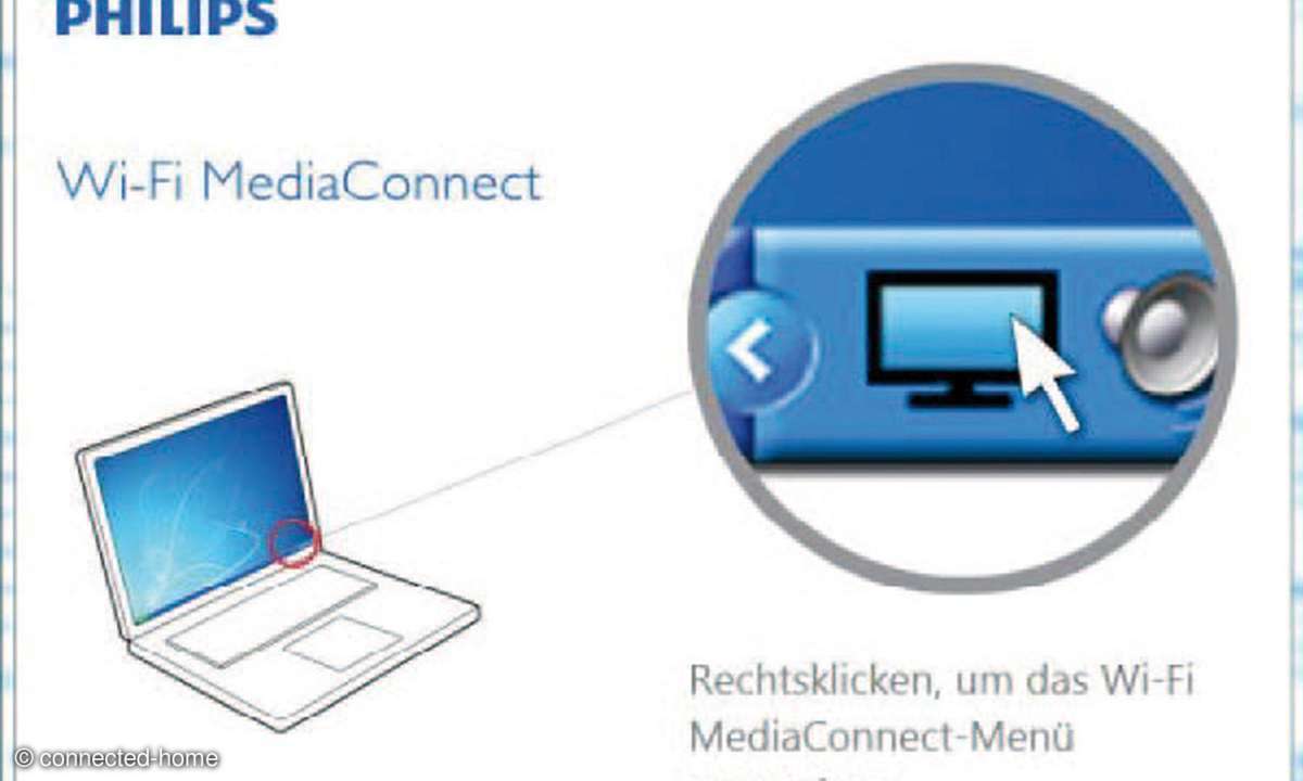 MediaConnect, Philips, Wi-Fi, TV, CD, Laptop, Pc