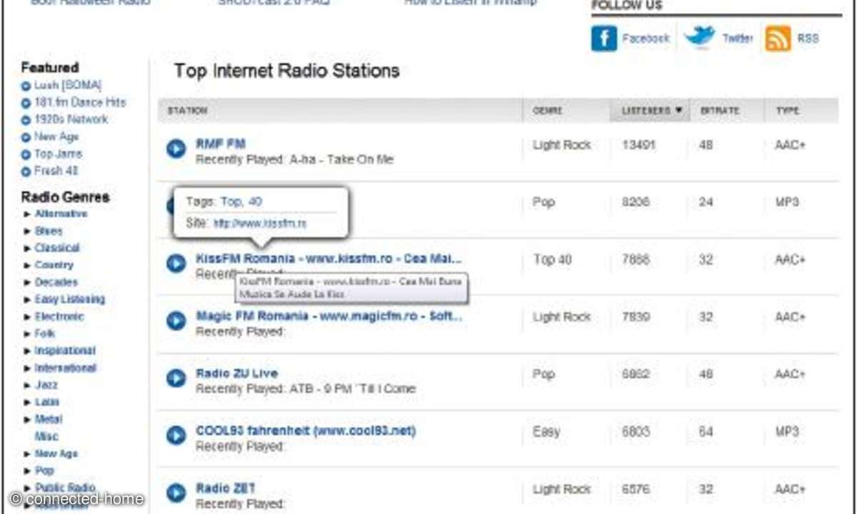 radio, online radio, musik, SHOUTcast, praxis