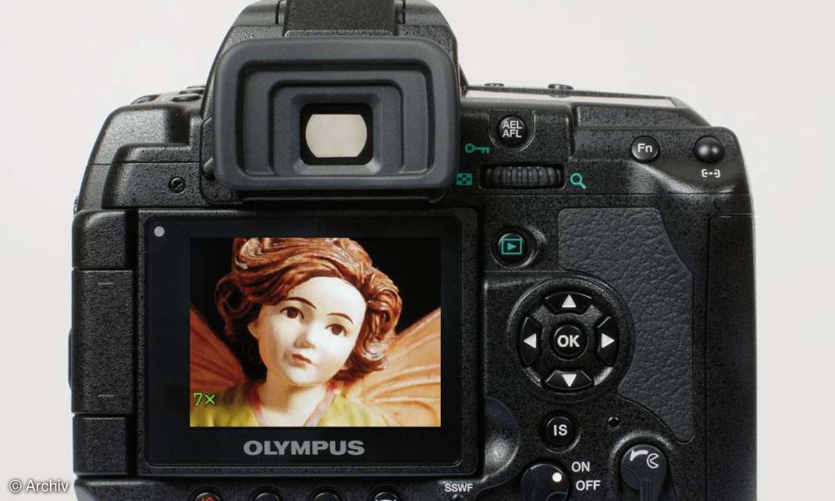 Olympus E-3 Rückseite