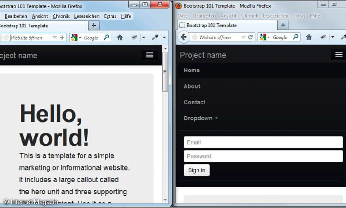 responsive, framework, 320 and Up, Bootstrap, Foundation, less