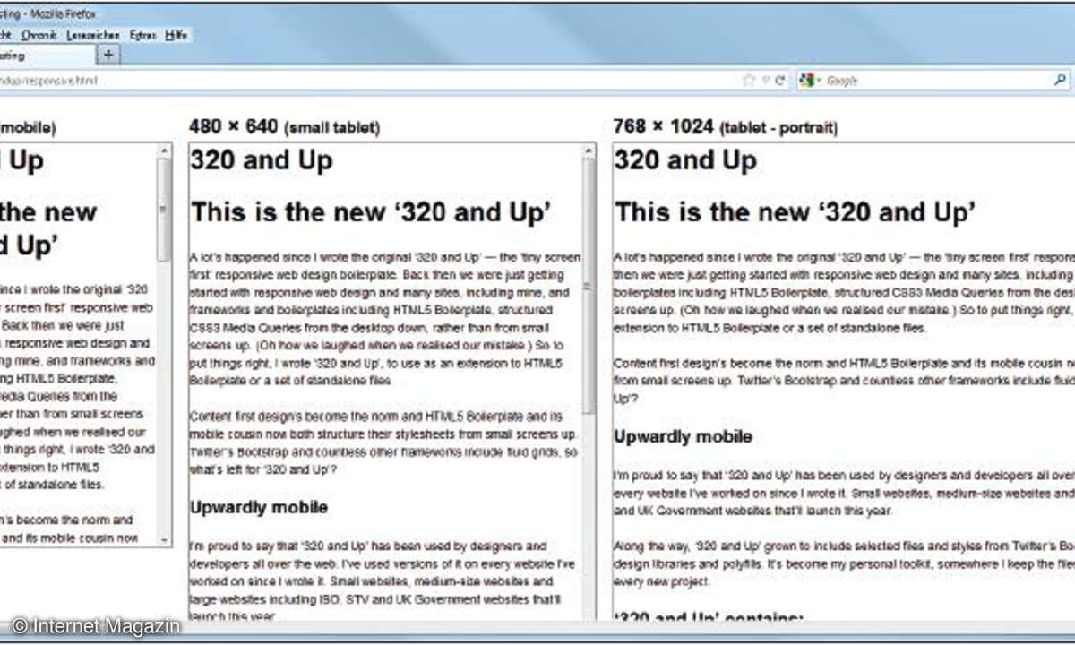 responsive, framework, 320 and Up, Bootstrap, Foundation, less