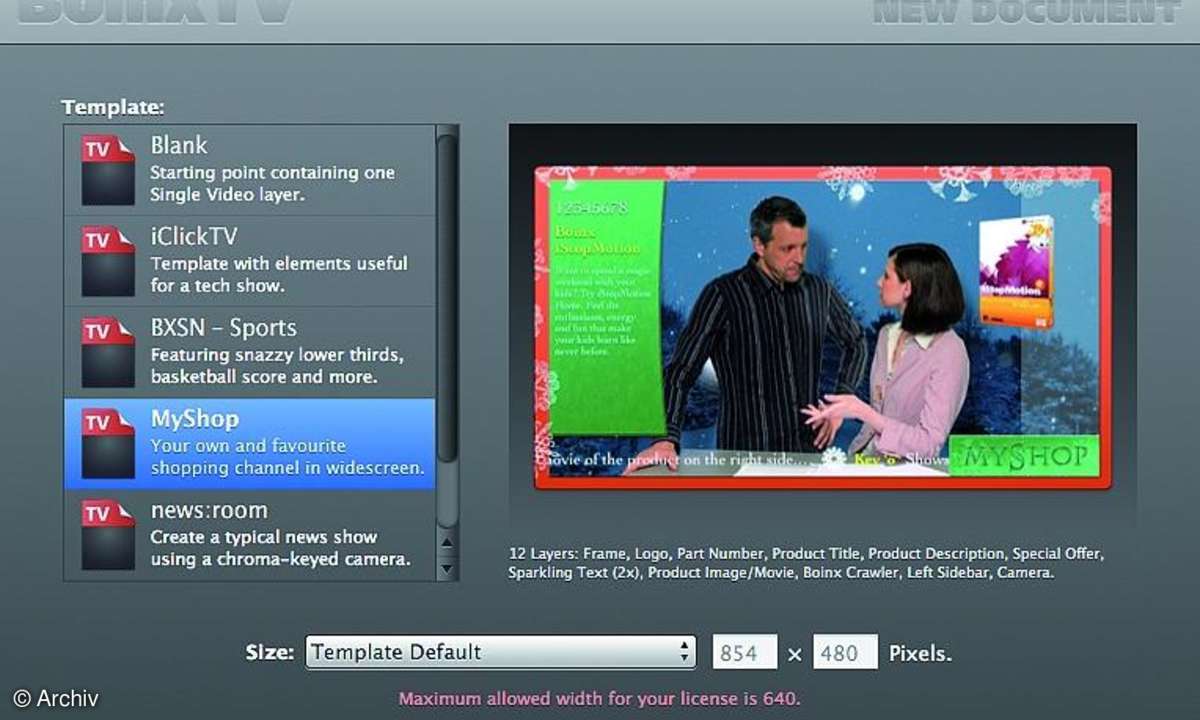 Videobroadcasting fürs Web