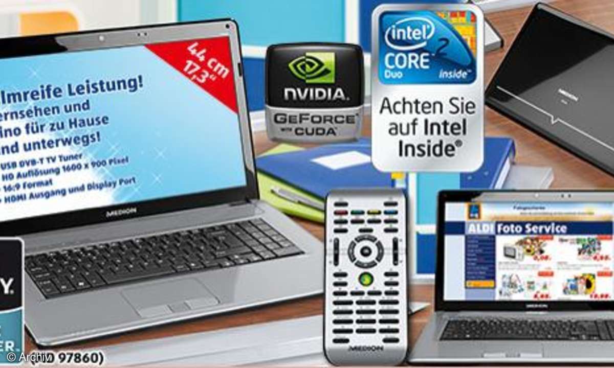 Aldi-Notebook Medion Akoya P7612