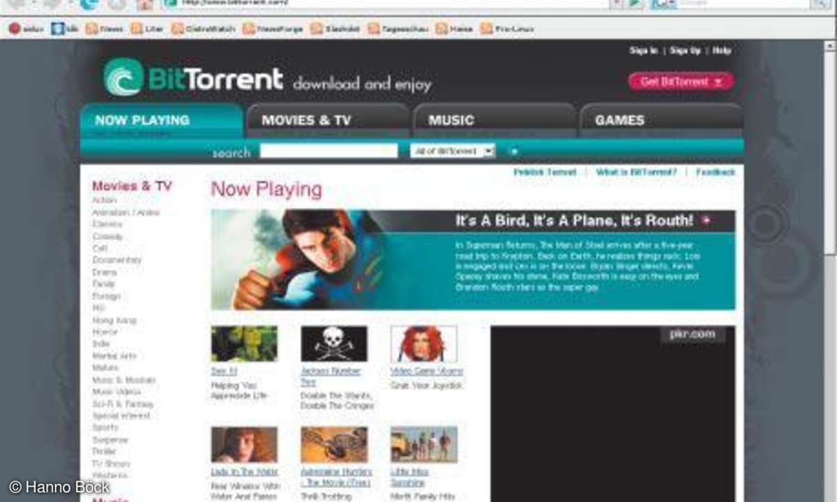 Linux: BitTorrent