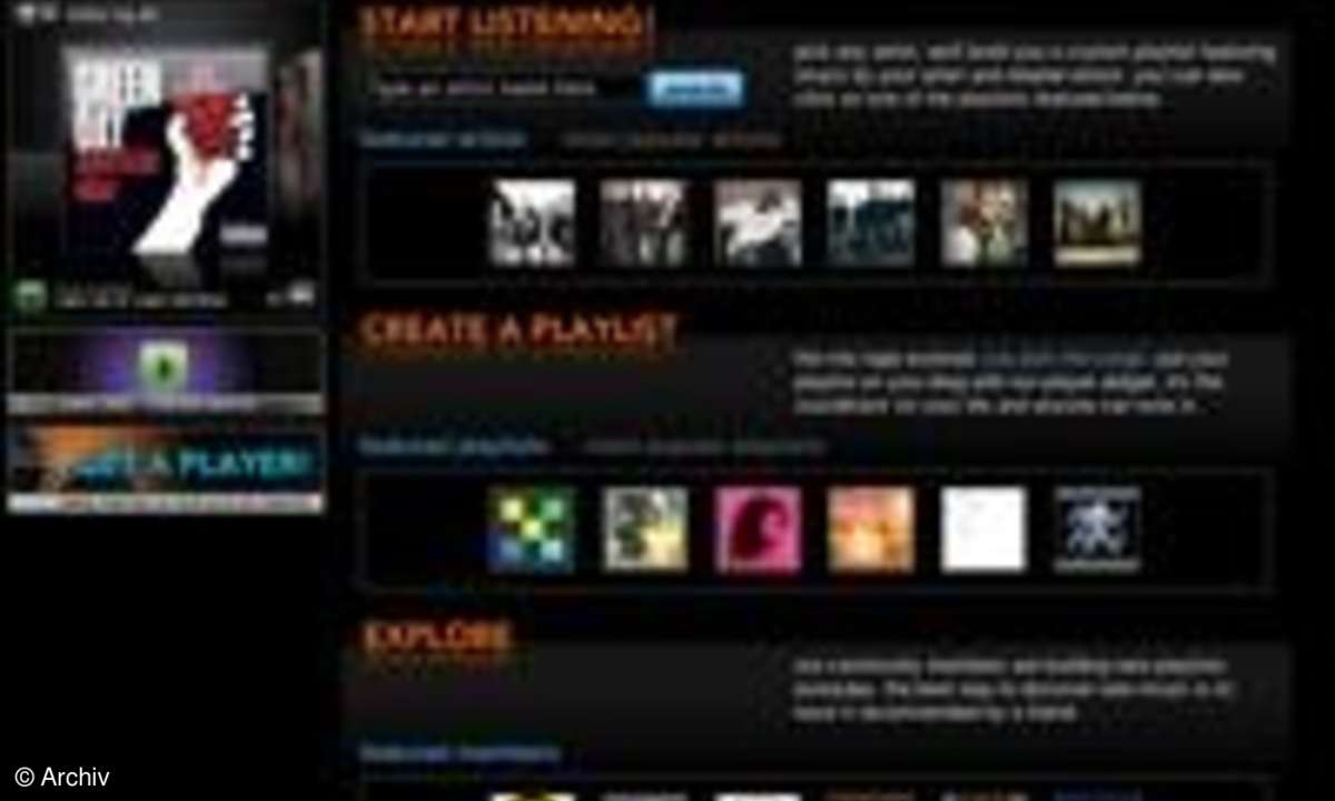 Surftipp: Finetune.com