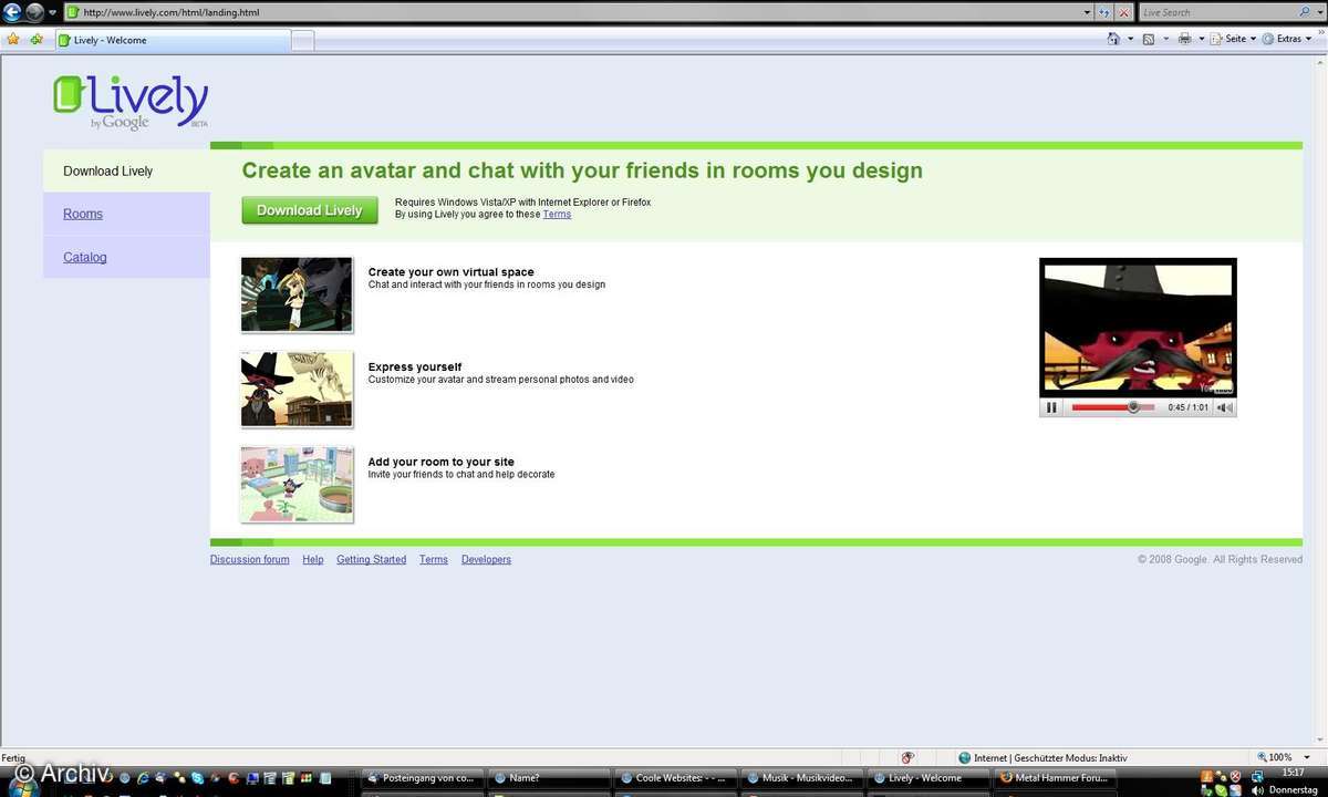 Coole Webseiten