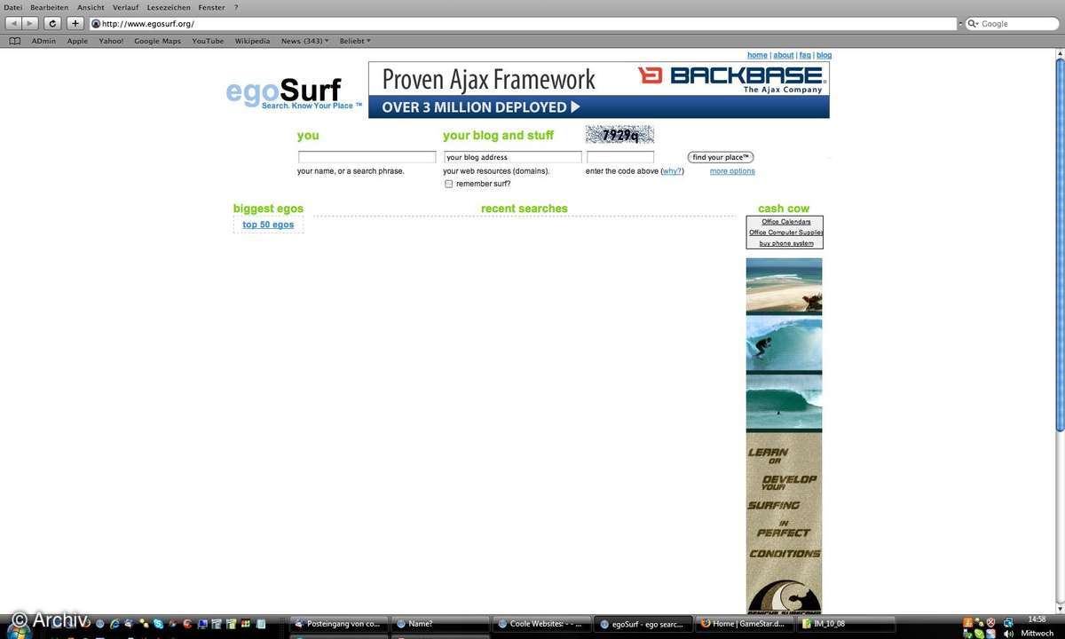 Coole Webseiten