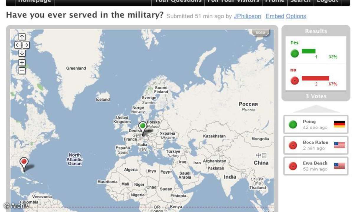 Coole Websites: Ask500People.com