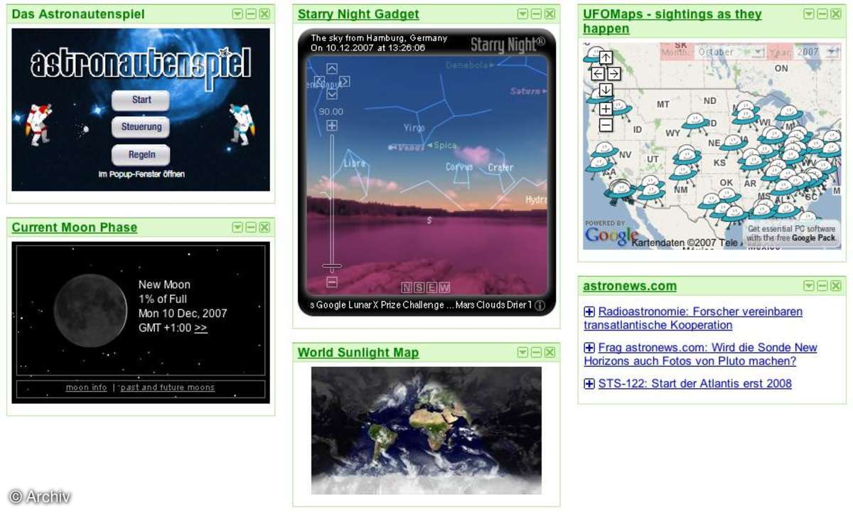 Surftipp: Google.de/austronaut/