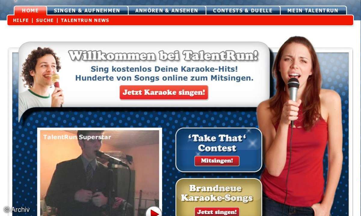 Coole Website: TalentRun
