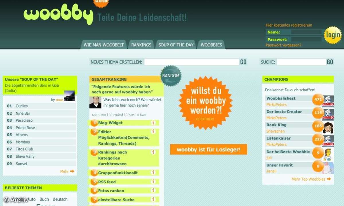 Surftipp: Wobby.com