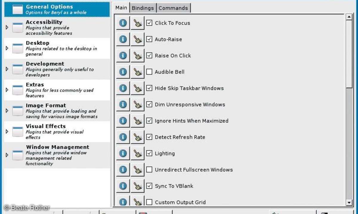 Knoppix-Einstieg: beryl