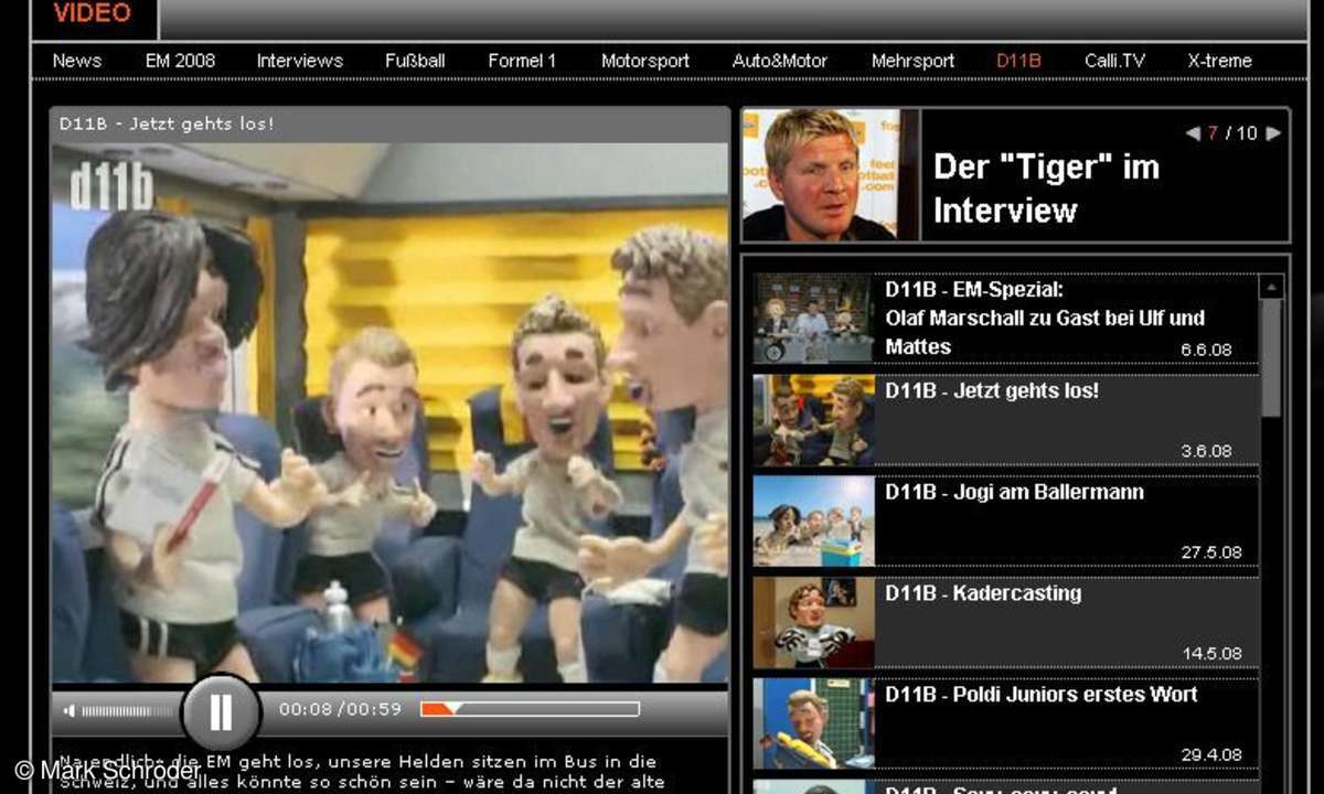 Fußball-EM: Sport1.de Mediencenter