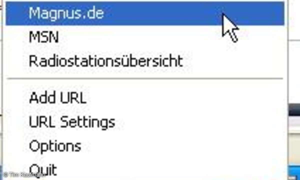 TrayURL Portable