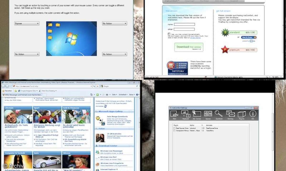 Mit Expose schneller zwischen Programmen wechseln