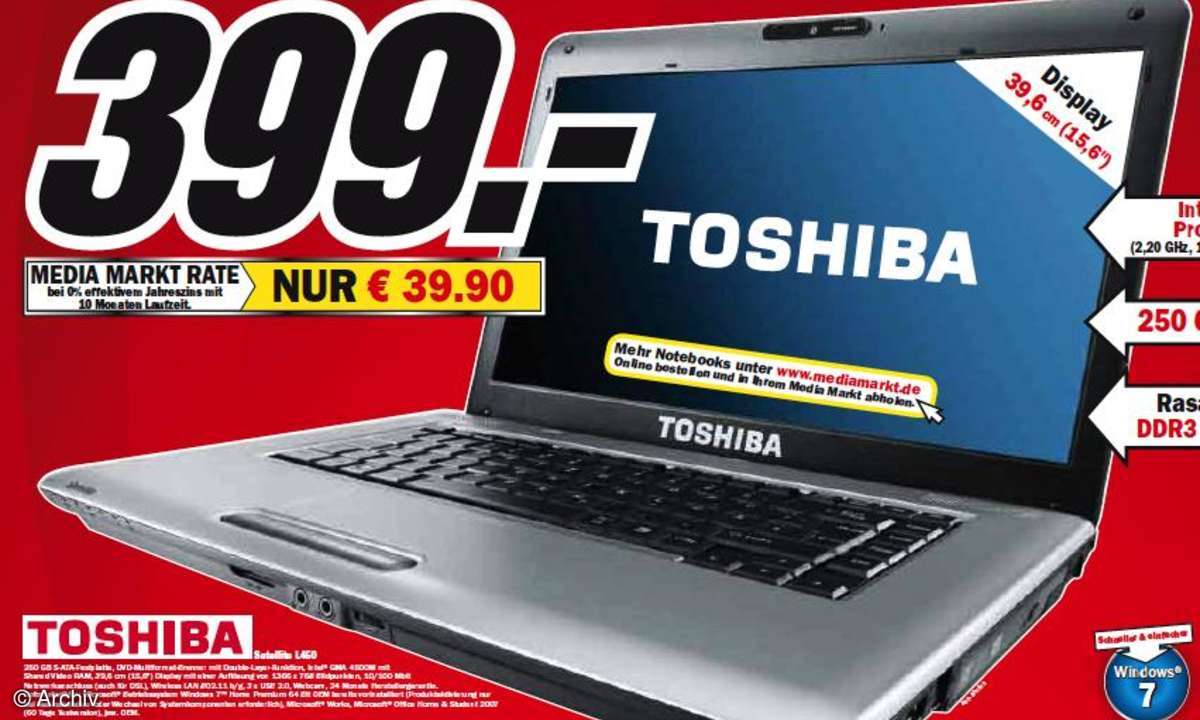 Media Markt Prospekt: Keinerlei Schnäppchen bei Notebooks