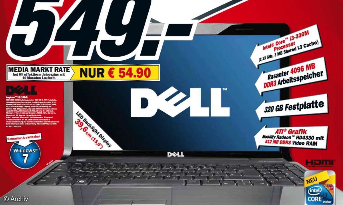 Media Markt Prospekt: Keinerlei Schnäppchen bei Notebooks