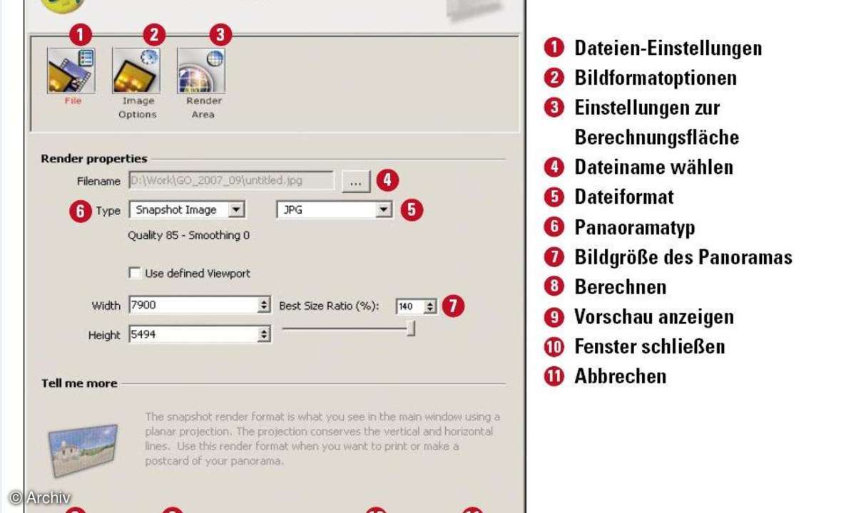Panoramabilder erstellen