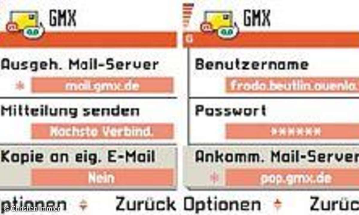Praxis: E-Mails auf dem Handy