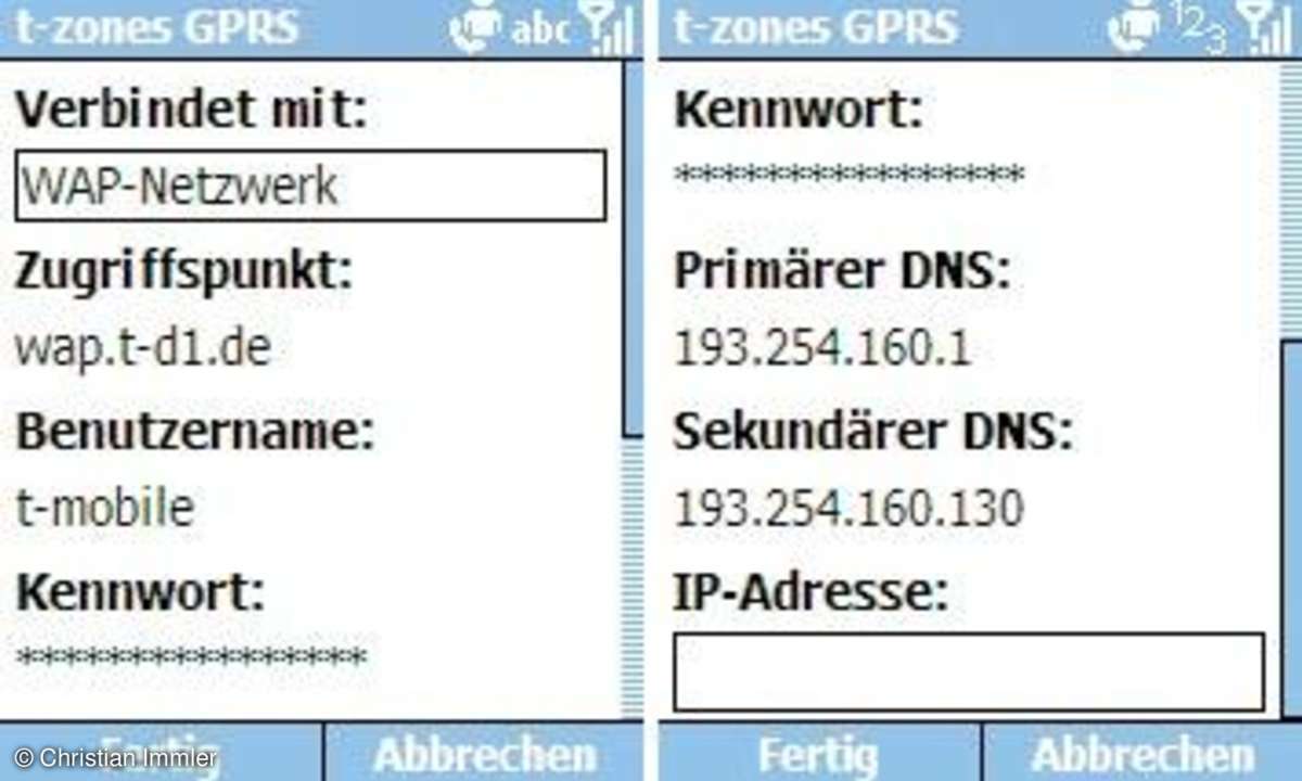 Praxis: Mit dem Notebook per Handy und Bluetooth ins Internet